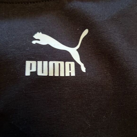 Puma Women’s Plus Size Black/White Iconic T7 Bralette Sports Bra Size 1X - Picture 5 of 7